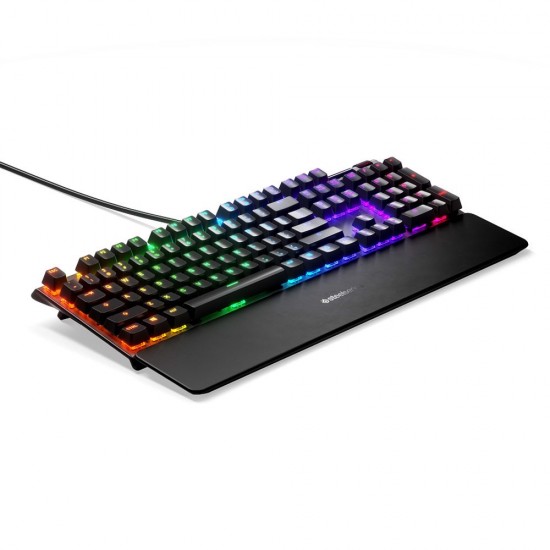 STEELSERIES APEX PRO MECHANICAL  ADJUSTABLE SWITCH QUICK TRIGGER RESPONSE TIME FROM 0.1 - 4.0MM GAMING KEYBOARD