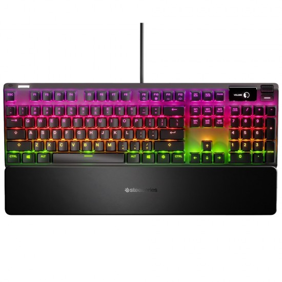 STEELSERIES APEX PRO MECHANICAL  ADJUSTABLE SWITCH QUICK TRIGGER RESPONSE TIME FROM 0.1 - 4.0MM GAMING KEYBOARD