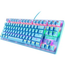 ZIYOULANG K2 RGB TKL MECHANICAL GAMING KEYBOARD BLUE SWITCH - BLUE
