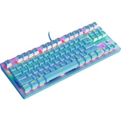 ZIYOULANG K2 RGB TKL MECHANICAL GAMING KEYBOARD BLUE SWITCH - BLUE