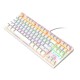 ZIYOULANG K2 RGB TKL MECHANICAL GAMING KEYBOARD BLUE SWITCH - WHITE