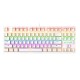 ZIYOULANG K2 RGB TKL MECHANICAL GAMING KEYBOARD BLUE SWITCH - WHITE