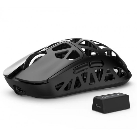 ATTACK SHARK R2 TRI MODE 2.4G BLUETOOTH 45G MAGNESIUM FRAME PAW3950 SENSOR 42K DPI 8000HZ POLLING OMRON 100M CLICKS WIRELESS GAMING MOUSE - BLACK