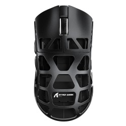 ATTACK SHARK R3 MAGNESIUM ALLOY SUPERLIGHT TRI MODE USB-C BT 2.4G 46G ULTRALIGHT 8000HZ POLLING 26K DPI PAW3395 SENSOR 80M OMRON CLICKS GAMING MOUSE - BLACK