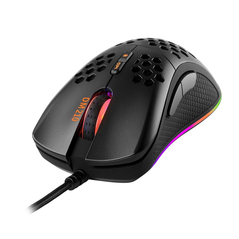 DELTACO DM210 LIGHTWEIGHT WITH CUSTOMIZABLE ULTRALIGHT RGB AND 7 ...