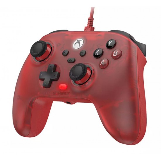 GAMESIR T7 WITH HALL EFFECT JOYSTICKS, PLUG AND PLAY GAMING GAMEPAD FOR XBOX SERIES, 3.5MM AUDIO JACK WIRED GAMING CONTROLLER - RUBY RED