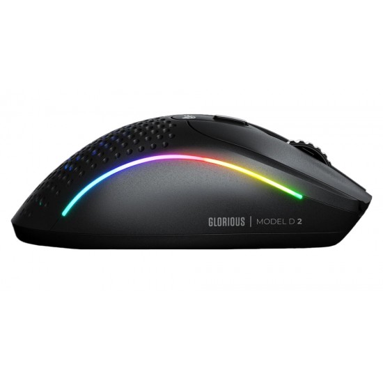 GLORIOUS MODEL D 2 ULTRALIGHT 66G 26K DPI BAMF 2.0 SENSOR WIRELESS RGB GAMING MOUSE - MATTE BLACK