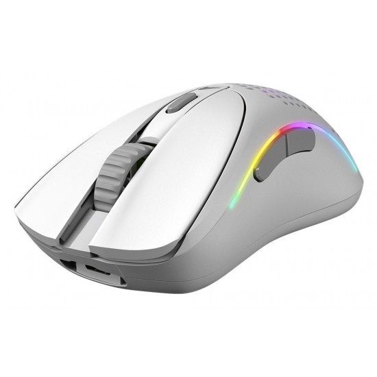 GLORIOUS MODEL D 2 ULTRALIGHT 66G 26K DPI BAMF 2.0 SENSOR WIRELESS RGB GAMING MOUSE - MATTE WHITE