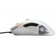 GLORIOUS MODEL D MINUS ADJUSTABLE 12000 DPI SENSOR 250 IPS RGB ILLUMINATION 6 PROGRAMMABLE BUTTONS ULTRA FLEXIBLE GAMING MOUSE - GLOSSY WHITE