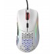 GLORIOUS MODEL D MINUS ADJUSTABLE 12000 DPI SENSOR 250 IPS RGB ILLUMINATION 6 PROGRAMMABLE BUTTONS ULTRA FLEXIBLE GAMING MOUSE - GLOSSY WHITE