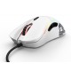 GLORIOUS MODEL D MINUS ADJUSTABLE 12000 DPI SENSOR 250 IPS RGB ILLUMINATION 6 PROGRAMMABLE BUTTONS ULTRA FLEXIBLE GAMING MOUSE - GLOSSY WHITE