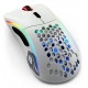 GLORIOUS MODEL D MINUS LIGHTWEIGHT 71 HOURS PLAYTIME 6 PROGRAMMABLE BUTTONS RGB WIRELESS GAMING MOUSE - MATTE WHITE