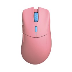 GLORIOUS MODEL D PRO FORGE  BAMF SENSOR 19000DPI ROUNDED EDGE AND 6 PROGRAMMABLE BUTTONS WIRELESS GAMING MOUSE - FLAMINGO FORGE PINK