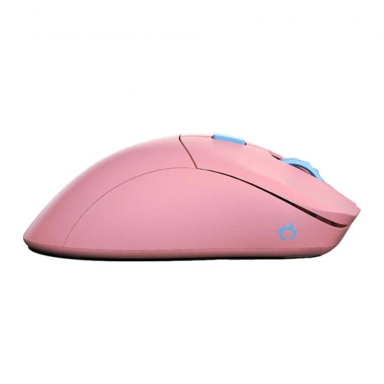 GLORIOUS MODEL D PRO FORGE  BAMF SENSOR 19000DPI ROUNDED EDGE AND 6 PROGRAMMABLE BUTTONS WIRELESS GAMING MOUSE - FLAMINGO FORGE PINK