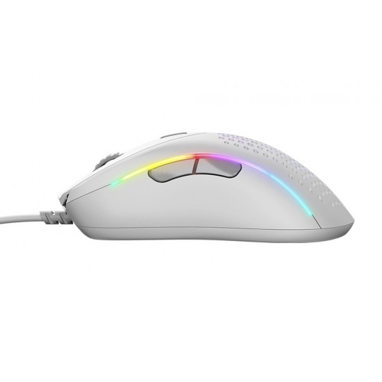 GLORIOUS MODEL D 2 ULTRALIGHT 58G BAMF 2.0 26K OPTICAL SENSOR WIRED RGB GAMING MOUSE -  MATTE WHITE