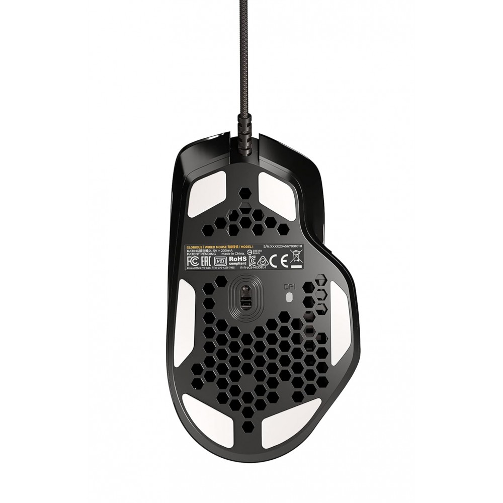 GLORIOUS MODEL I RGB LIGHTWEIGHT 9 PROGRAMMABLE BUTTONS WIRED GAMING ...