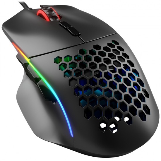 GLORIOUS MODEL I RGB LIGHTWEIGHT 9 PROGRAMMABLE BUTTONS WIRED GAMING MOUSE - MATTE BLACK