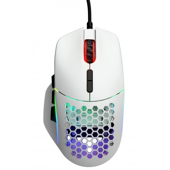 GLORIOUS MODEL I RGB LIGHTWEIGHT 9 PROGRAMMABLE BUTTONS WIRED GAMING MOUSE - MATTE WHITE