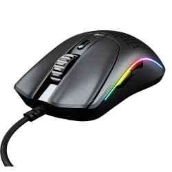 GLORIOUS MODEL O 2 MINI WIRED OPTICAL 49G ULTRALIGHT FRAME BAMF 2.0 26K SENSOR RGB 80M DURABLE SWITCHES FRICTIONLESS GLIDE GAMING MOUSE - MATTE BLACK