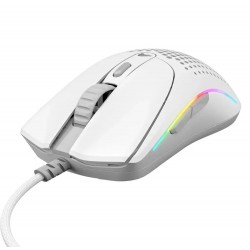 GLORIOUS MODEL O 2 MINI WIRED OPTICAL 49G ULTRALIGHT FRAME BAMF 2.0 26K SENSOR RGB 80M DURABLE SWITCHES FRICTIONLESS GLIDE GAMING MOUSE - MATTE WHITE