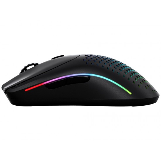 GLORIUS MODEL O 2 ULTRALIGHT 26K DPI 6 PROGRAMMABLE BUTTONS AMBIDEXTROUS WIRELESS GAMING MOUSE - MATTE BLACK