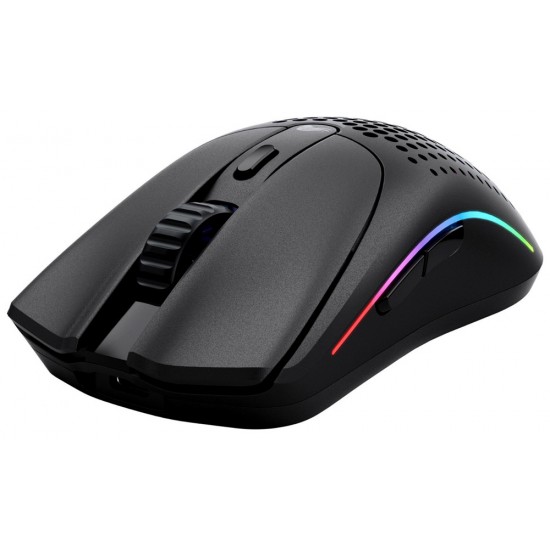 GLORIUS MODEL O 2 ULTRALIGHT 26K DPI 6 PROGRAMMABLE BUTTONS AMBIDEXTROUS WIRELESS GAMING MOUSE - MATTE BLACK