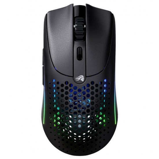 GLORIUS MODEL O 2 ULTRALIGHT 26K DPI 6 PROGRAMMABLE BUTTONS AMBIDEXTROUS WIRELESS GAMING MOUSE - MATTE BLACK