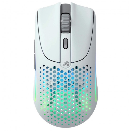 GLORIUS MODEL O 2 ULTRALIGHT 26K DPI 6 PROGRAMMABLE BUTTONS AMBIDEXTROUS WIRELESS GAMING MOUSE - MATTE WHITE