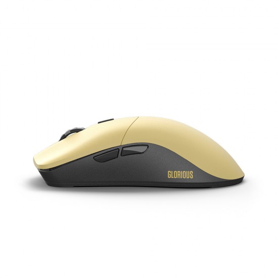 GLORIOUS FORGE MODEL O PRO ULTRALIGHT SMOOTHLY ROUNDED PURE GALBEN MAT WIRELESS GAMING MOUSE – GOLDEN PANDA