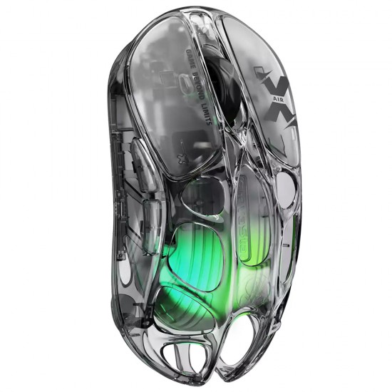 GRAVASTAR MERCURY X AIR 56G WITH 8K DONGLE 8000HZ ULTRA-LOW LATENCY 32K DPI PIXART PAW 3950 WIRELESS GAMING MOUSE - ONYX CRYSTAL