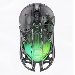GRAVASTAR MERCURY X AIR 56G WITH 8K DONGLE 8000HZ ULTRA-LOW LATENCY 32K DPI PIXART PAW 3950 WIRELESS GAMING MOUSE - ONYX CRYSTAL