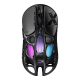 GRAVASTAR MERCURY X WITH PAW 3950 SENSOR 32000 DPI 1000HZ POLLING RATE MAGNESIUM ALLOY HOLLOW FRAME RGB LIGHTING 5 PROGRAMMABLE BUTTONS WIRELESS GAMING MOUSE – GALAXY BLACK