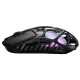 GRAVASTAR MERCURY X WITH PAW 3950 SENSOR 32000 DPI 1000HZ POLLING RATE MAGNESIUM ALLOY HOLLOW FRAME RGB LIGHTING 5 PROGRAMMABLE BUTTONS WIRELESS GAMING MOUSE – GALAXY BLACK
