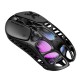 GRAVASTAR MERCURY X WITH PAW 3950 SENSOR 32000 DPI 1000HZ POLLING RATE MAGNESIUM ALLOY HOLLOW FRAME RGB LIGHTING 5 PROGRAMMABLE BUTTONS WIRELESS GAMING MOUSE – GALAXY BLACK