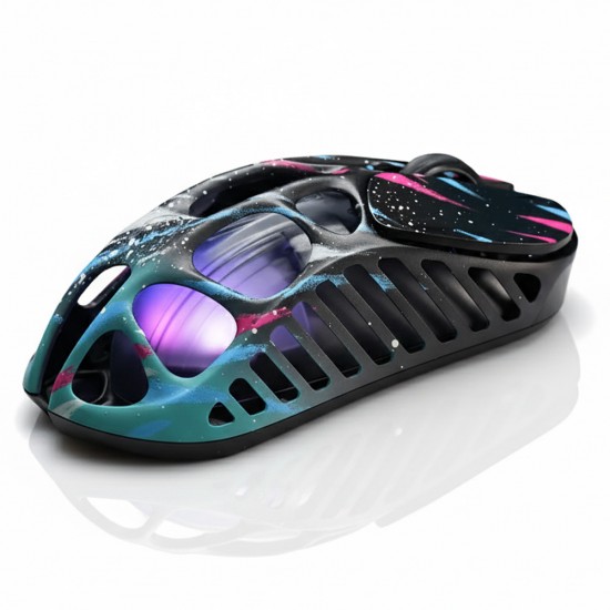 GRAVASTAR MERCURY XPRO SPECIAL EDITION RGB 32K DPI OPTICAL WITH 8K DONGLE MAGNESIUM ALLOY WIRELESS GAMING MOUSE - NEON GRAFFITI