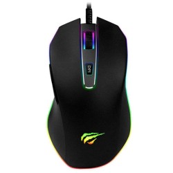 HAVIT GAME NOTE MS837 RGB BACKLIT PROGRAMMING GAMING MOUSE ( 7000 DPI)