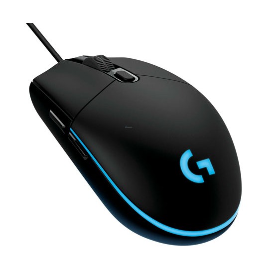 LOGITECH G PRO HERO WIRED RGB GAMING MOUSE ( 25,600 DPI ) MECHANICAL BUTTON TENSIONING SYSTEM - 5 ONBOARD MEMORY PROFILES 