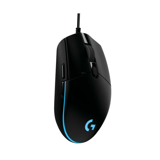 LOGITECH G PRO HERO WIRED RGB GAMING MOUSE ( 25,600 DPI ) MECHANICAL BUTTON TENSIONING SYSTEM - 5 ONBOARD MEMORY PROFILES 