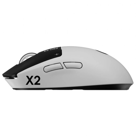 LOGITECH G PRO X2 SUPERSTRIKE WITH CUSTOMIZABLE ANALOG SWITCHES & 44K HERO 2 SENSOR WIRELESS GAMING MOUSE - LUNAR ECLIPSE