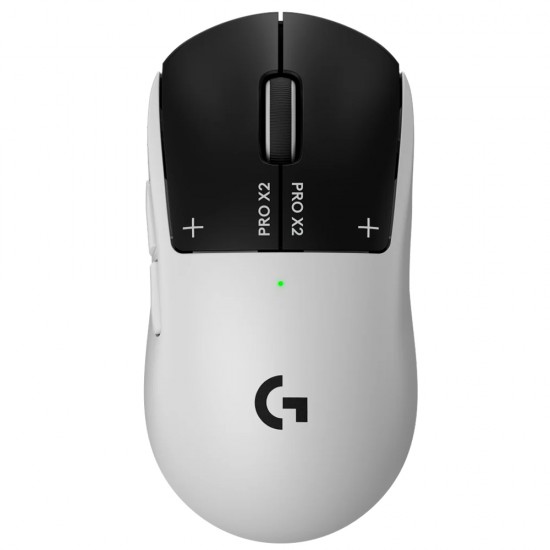 LOGITECH G PRO X2 SUPERSTRIKE WITH CUSTOMIZABLE ANALOG SWITCHES & 44K HERO 2 SENSOR WIRELESS GAMING MOUSE - LUNAR ECLIPSE
