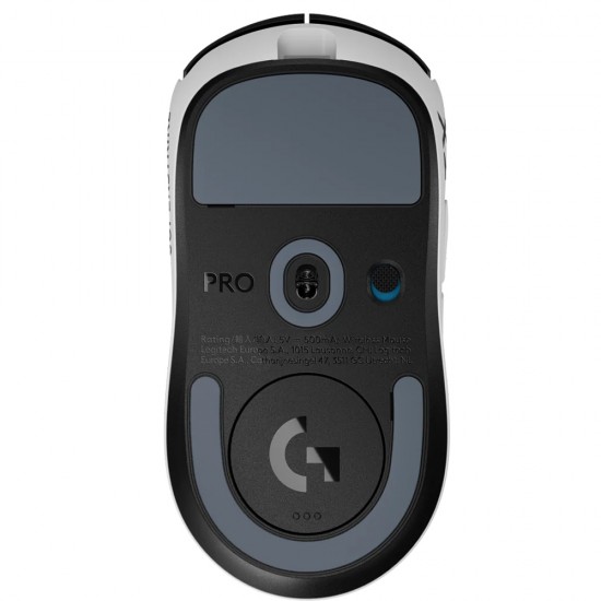LOGITECH G PRO X2 SUPERSTRIKE WITH CUSTOMIZABLE ANALOG SWITCHES & 44K HERO 2 SENSOR WIRELESS GAMING MOUSE - LUNAR ECLIPSE
