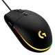 LOGITECH G203 LIGHTSYNC RGB 6 BUTTON GAMING MOUSE ( 8,000 DPI ) BLACK 