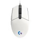 LOGITECH G203 LIGHTSYNC RGB 6 BUTTON GAMING MOUSE ( 8,000 DPI ) WHITE 