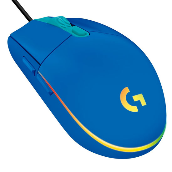 LOGITECH G203 LIGHTSYNC RGB 6 BUTTON GAMING MOUSE ( 8,000 DPI ) BLUE