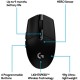 LOGITECH G305 LIGHTSPEED GAMING MOUSE ( 12,000 DPI ) 6 PROGRAMMABLE BUTTONS PRIMARY SWITCHES , BOTH LEFT AND RIGHT , ARE RATED FOR 10 MILLION CLICKS BLACK