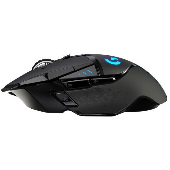 LOGITECH G502 LIGHTSPEED WIRELESS GAMING MOUSE ( 16,000 DPI ) RGB, PESOSAJUSTABLE , 11PROGRAMABLES  BOTONES 