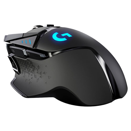 LOGITECH G502 LIGHTSPEED WIRELESS GAMING MOUSE ( 16,000 DPI ) RGB, PESOSAJUSTABLE , 11PROGRAMABLES  BOTONES 