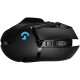 LOGITECH G502 LIGHTSPEED WIRELESS GAMING MOUSE ( 16,000 DPI ) RGB, PESOSAJUSTABLE , 11PROGRAMABLES  BOTONES 