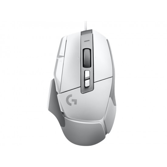 LOGITECH G502 X LIGHTFORCE SWITCHES HYBRID OPTICAL MECHANICAL ULTRAFAST WIRED GAMING MOUSE - WHITE