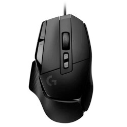 LOGITECH G502 X WIRED GAMING MOUSE LIGHTFORCE SWITCHES HYBRID OPTICAL MECHANICAL ULTRAFAST - BLACK 